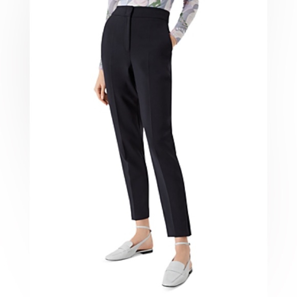 Armani Collezioni Wool Straight Leg Black Pants Women’s Size 2
